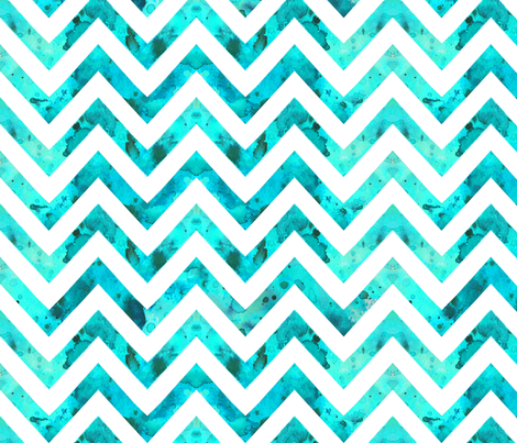 470x403 Watercolor Chevron Aqua White Wallpaper