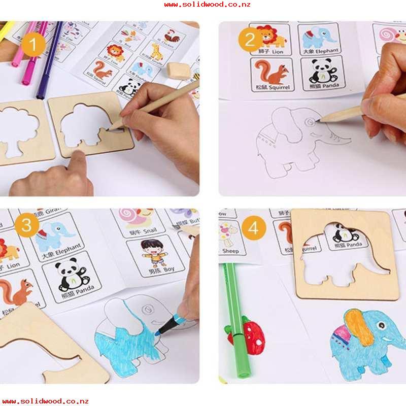 800x800 Gaodian Children Painting Learning Pen Watercolor Painting Diy