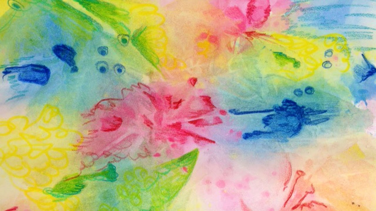 1280x720 Add Ice Crystal Texture To Watercolor Artwork Technique For Kids
