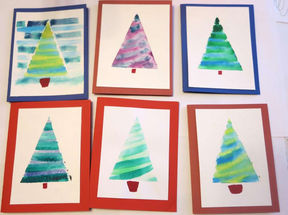 1000x749 Inventorartist Watercolor Christmas Cards