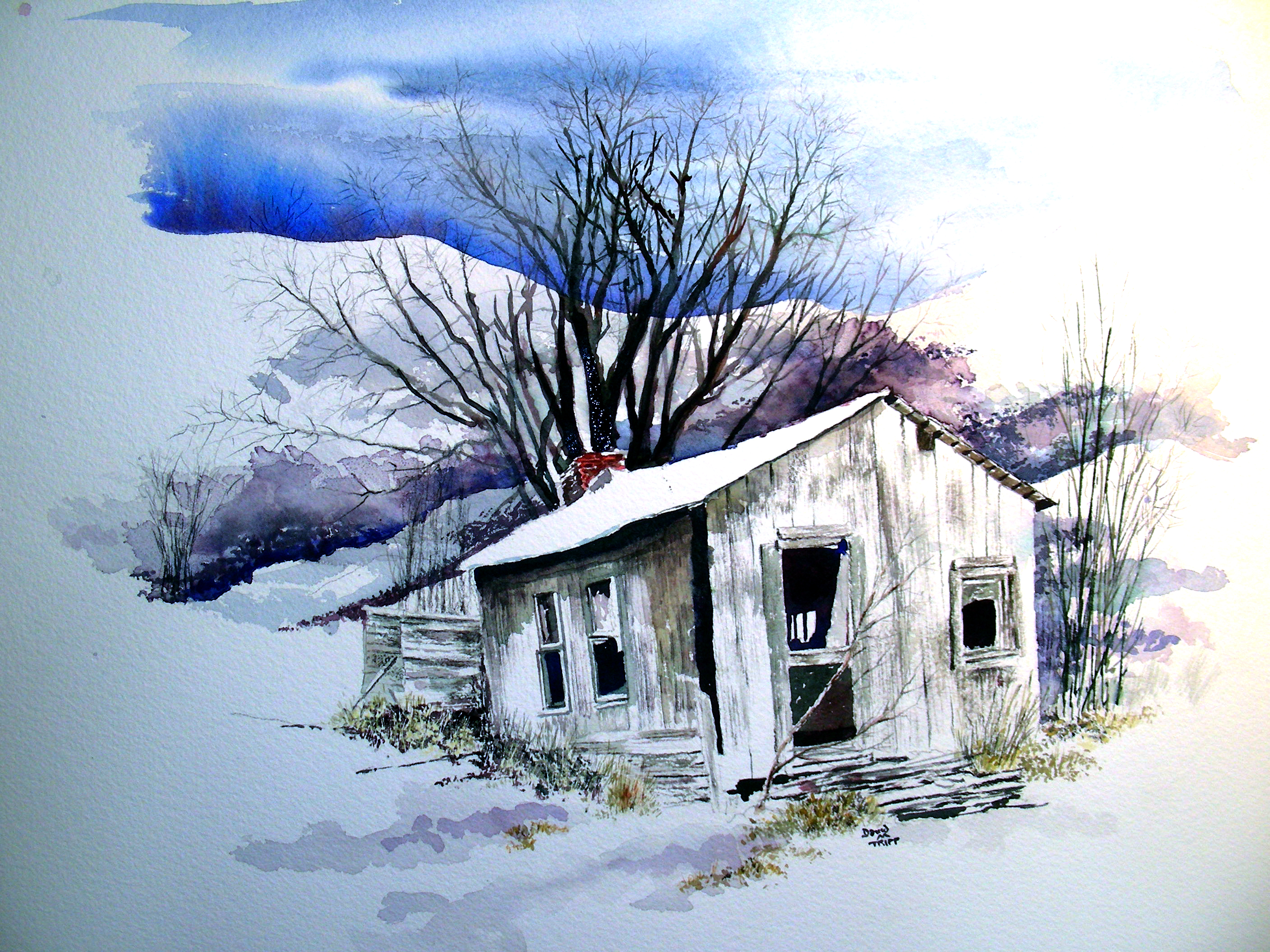 3500x2625 Finished The Christmas Watercolor Recollections 54 The Art Of