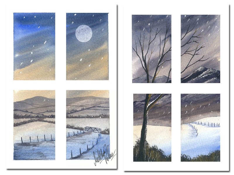800x600 Watercolour Tutorial Paint A Snow Scene Christmas Card