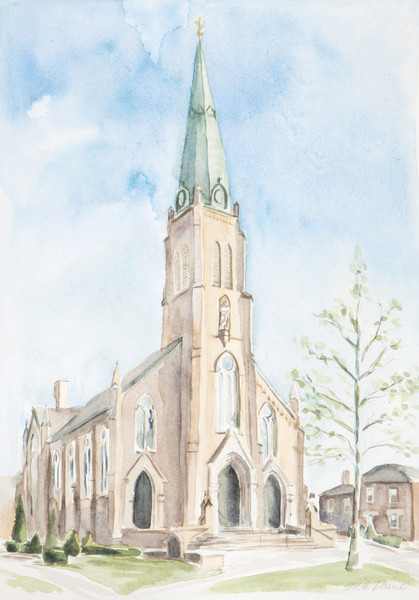 419x600 Church Architecture Paintings