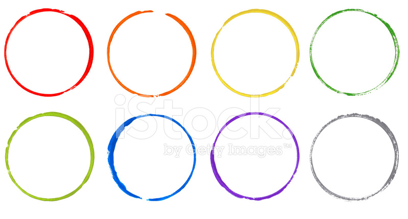 799x430 Colorful Rainbow Watercolor Circle Stock Photos