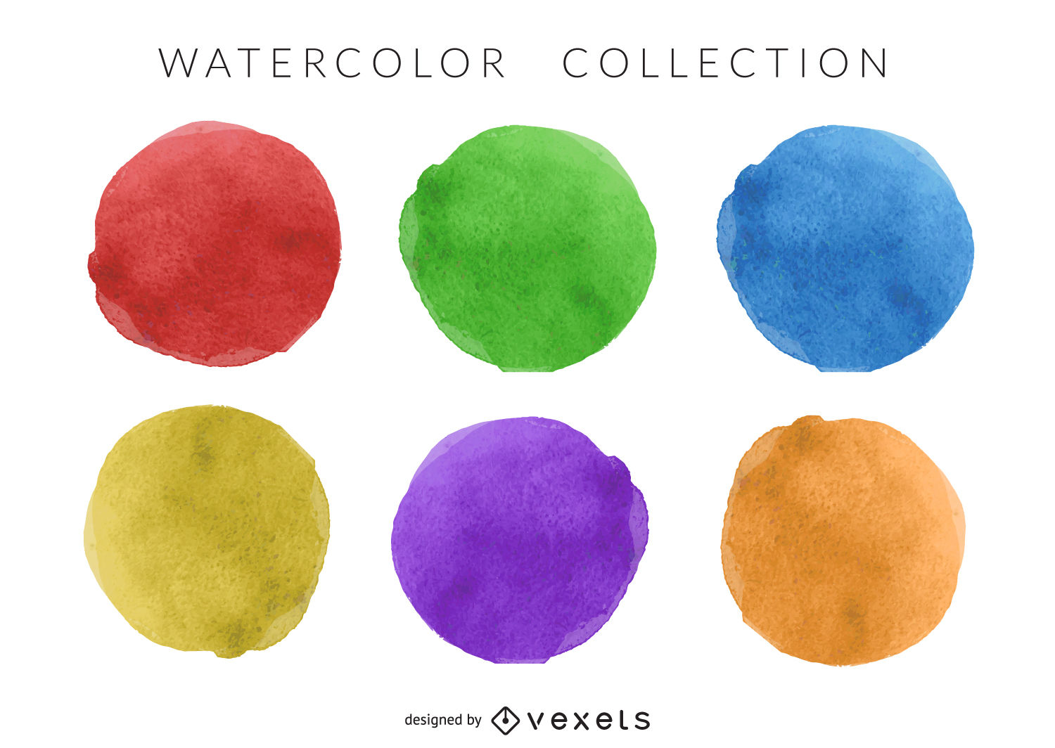 1500x1064 Watercolor Circle Set