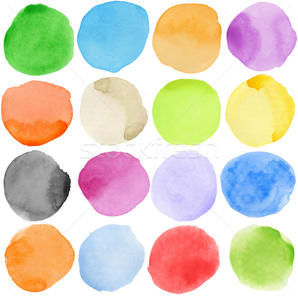 600x595 Watercolor Circles Stock Photo Donatas1205 ( 808519) Stockfresh