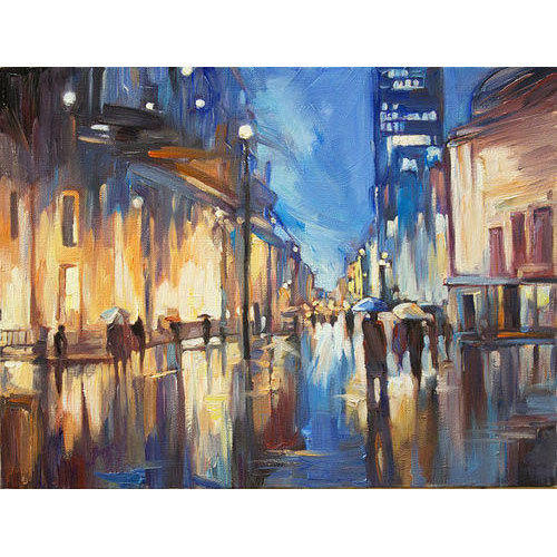 500x500 Cityscape Painting