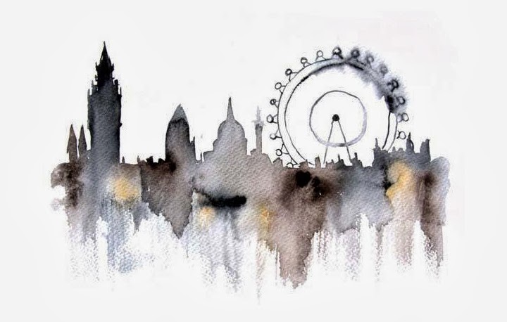 720x458 Watercolor Cityscape Illustrations By Elena Romanova 79 Ideas