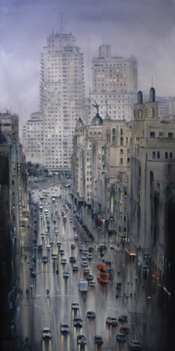 250x500 Watercolor Cityscapes By Pablo Ruben Lopez Sanz
