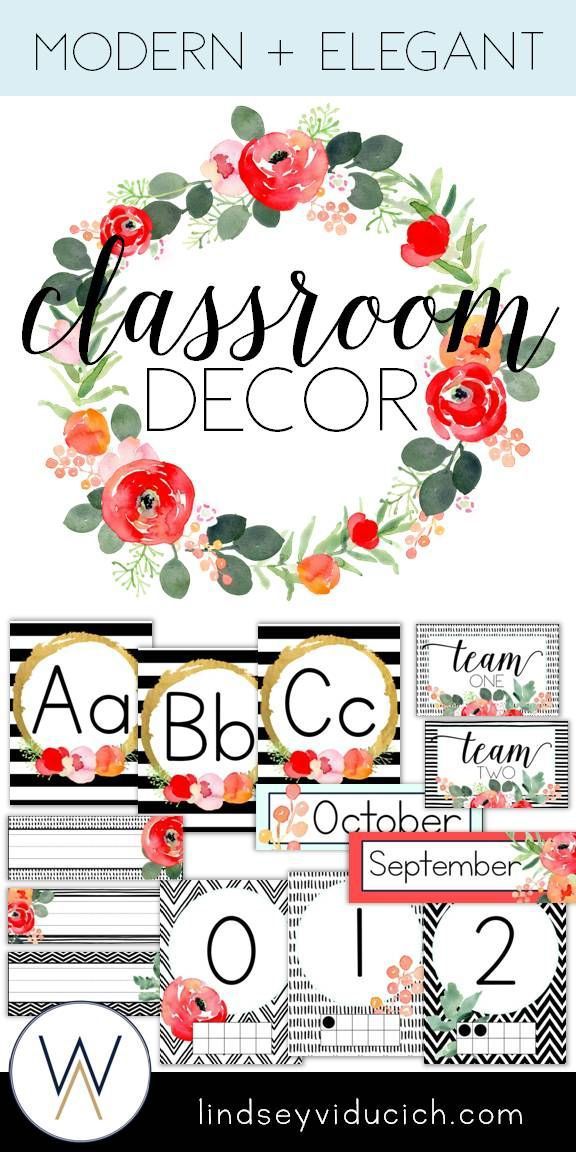 576x1152 Watercolor Classroom Decor