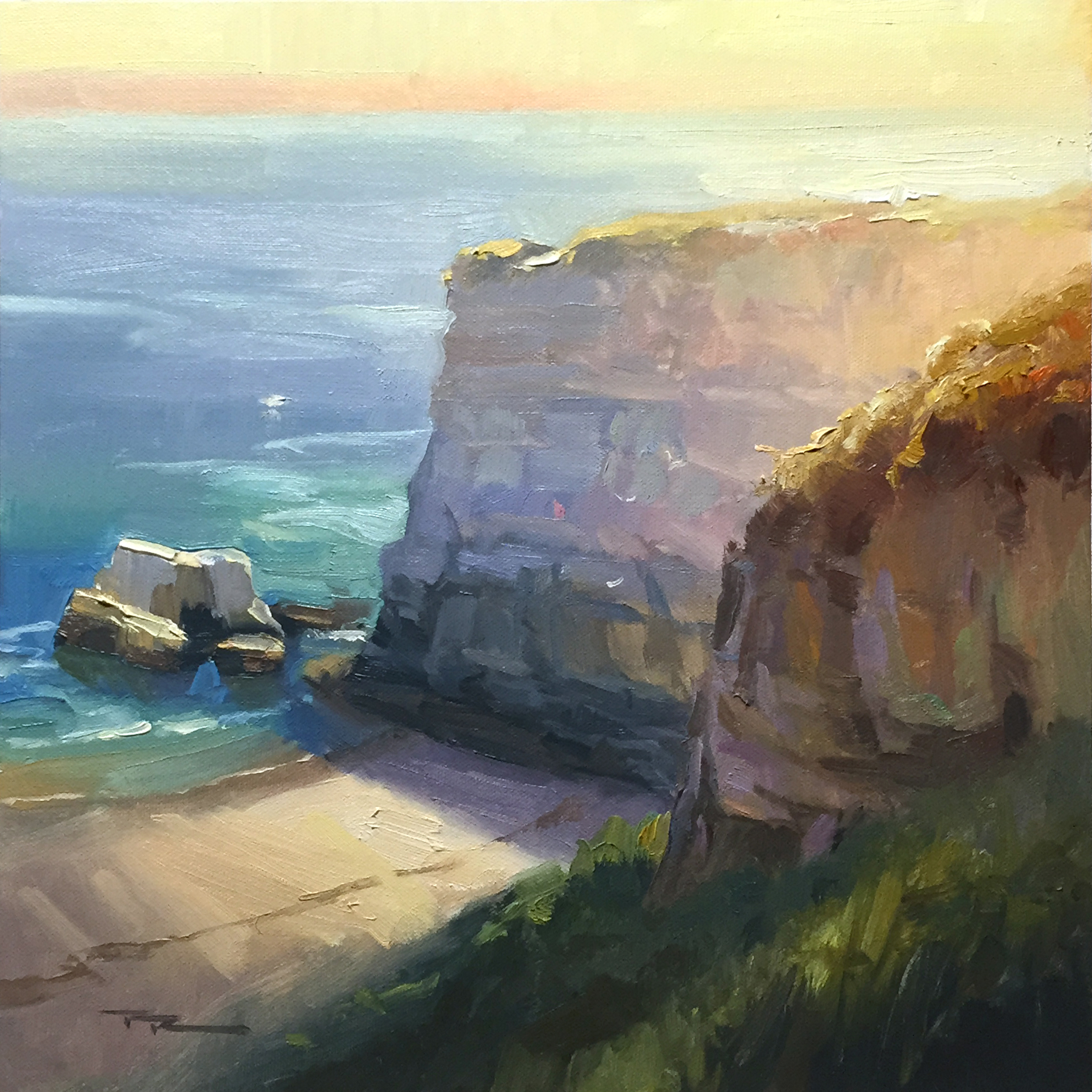 2308x2308 Online Painting Workshop 44 California Cliffs.