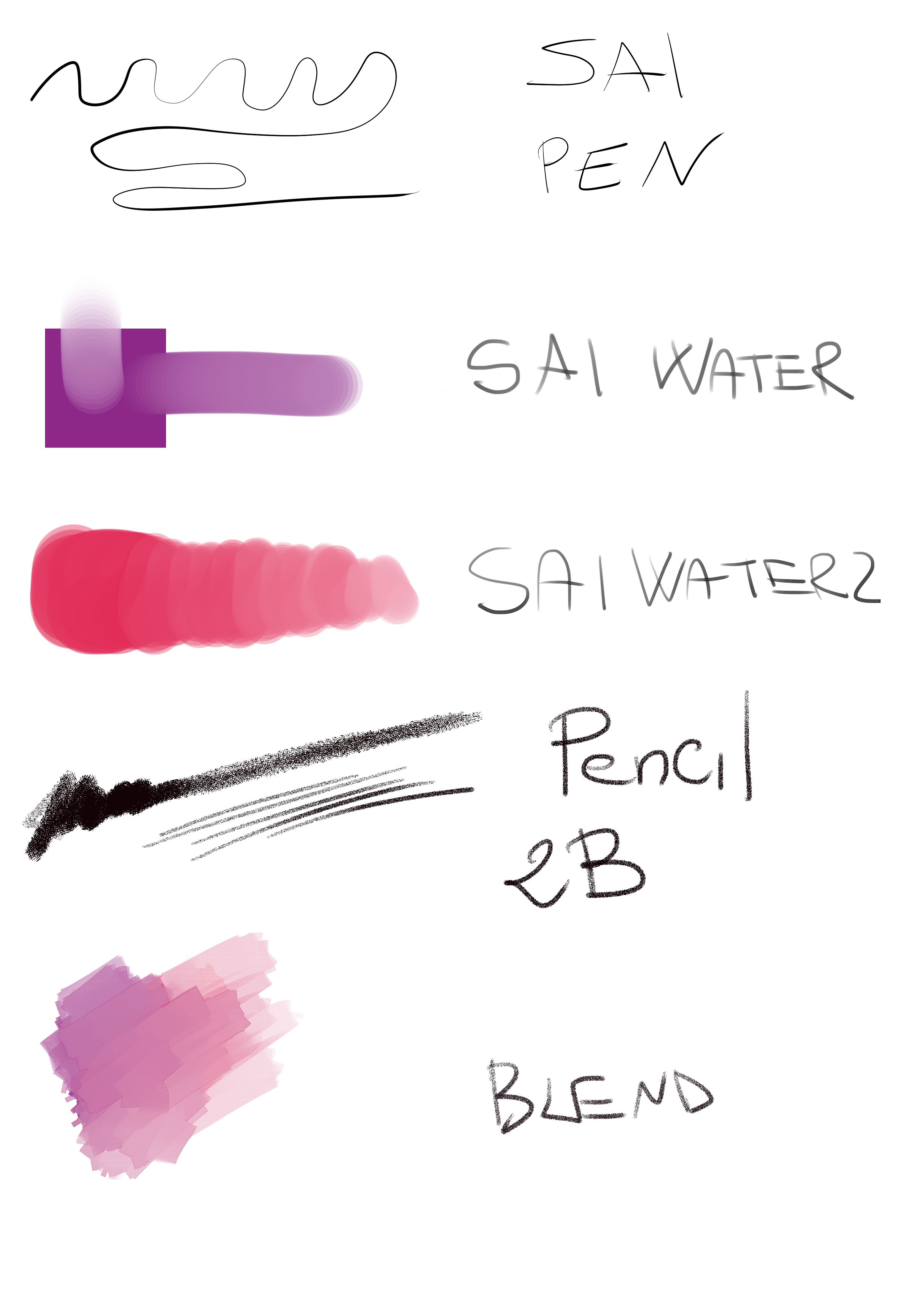 2894x4093 Clip Studio Paint Brushes Like Paint Tool Sai In 2018 Sai