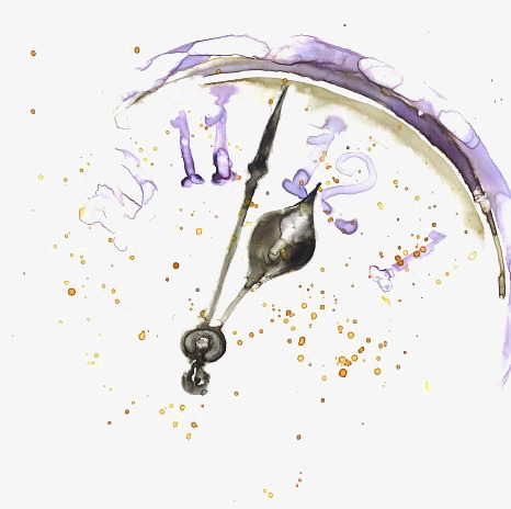 466x464 Watercolor Clock, Watercolor Clipart, Clock Clipart, Clock Png