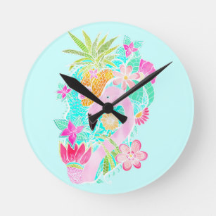 307x307 Watercolor Wall Clocks Zazzle