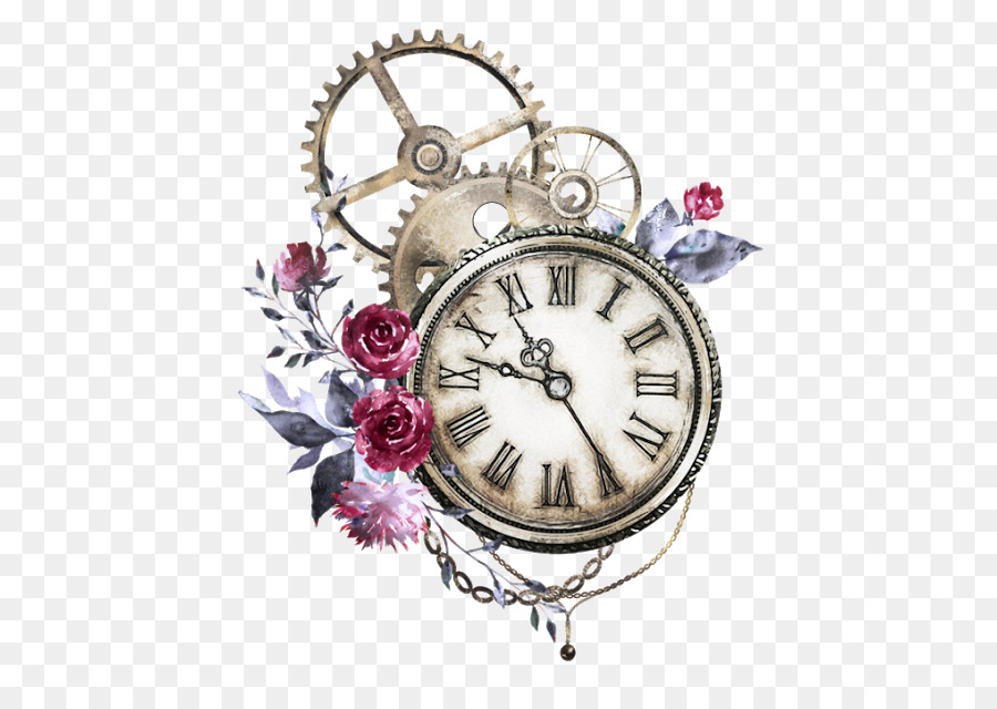 900x640 Watercolor Painting Drawing Clock Paper