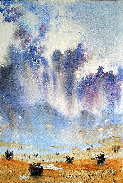 430x640 More Rain Watercolor, Cloud And Paintings