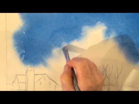 480x360 Painting Clouds In Watercolor