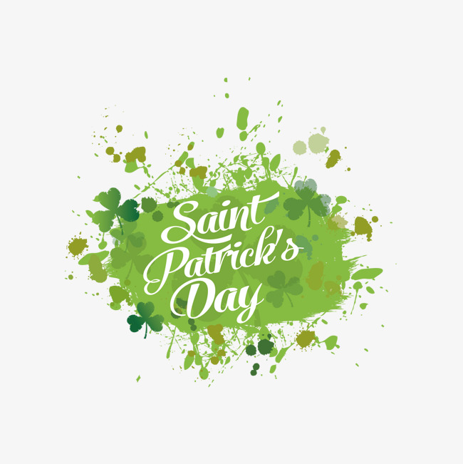 650x651 Vector Watercolor And Clover, Watercolor Vector, Vector Diagram