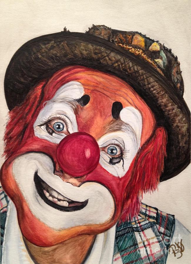 650x900 Watercolor Clown