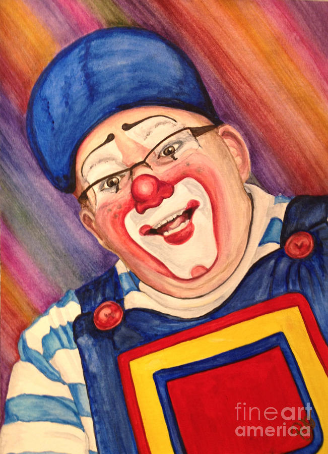 651x900 Watercolor Clown