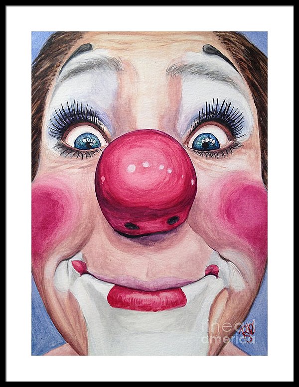 600x778 Watercolor Clown