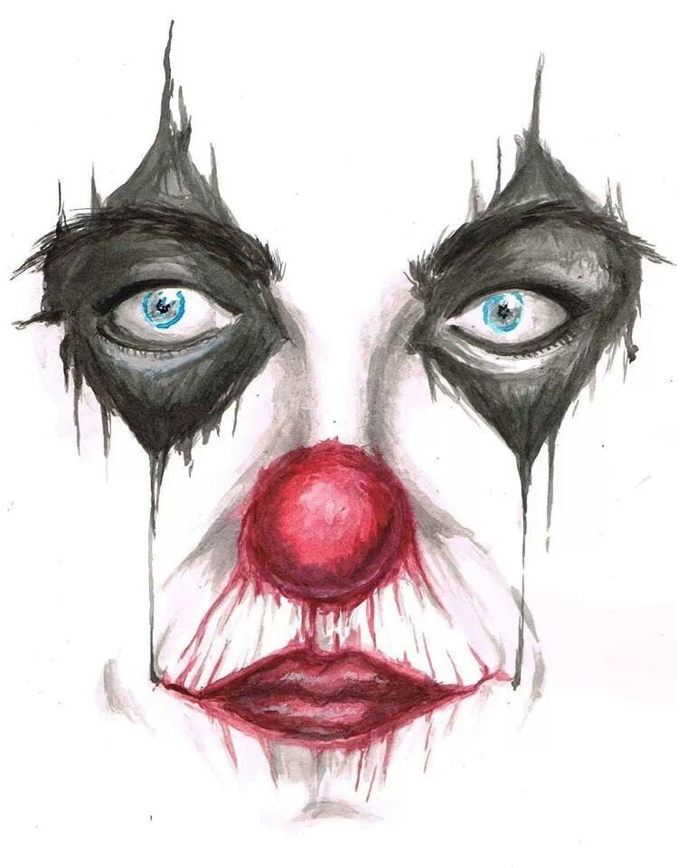 749x960 Watercolor Clown By Groovybydawn Clowns