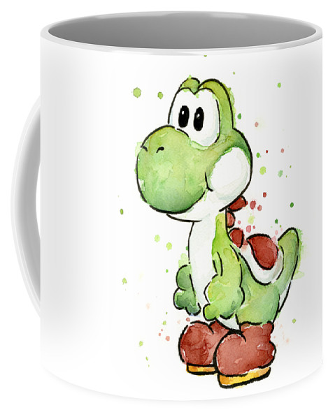 479x600 Yoshi Watercolor Coffee Mug For Sale By Olga Shvartsur