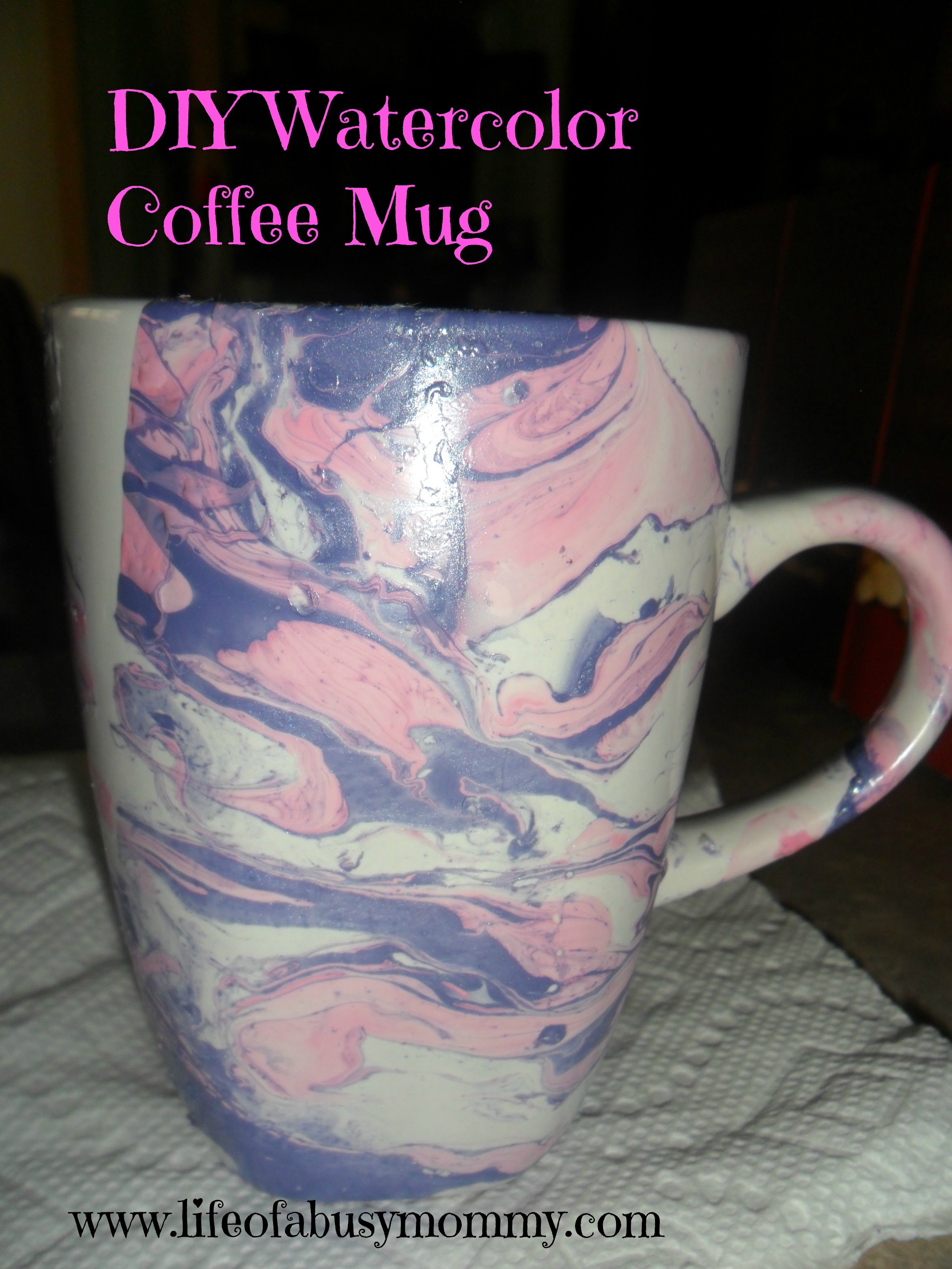 2346x3128 Diy Watercolor Coffee Mug Tutorial