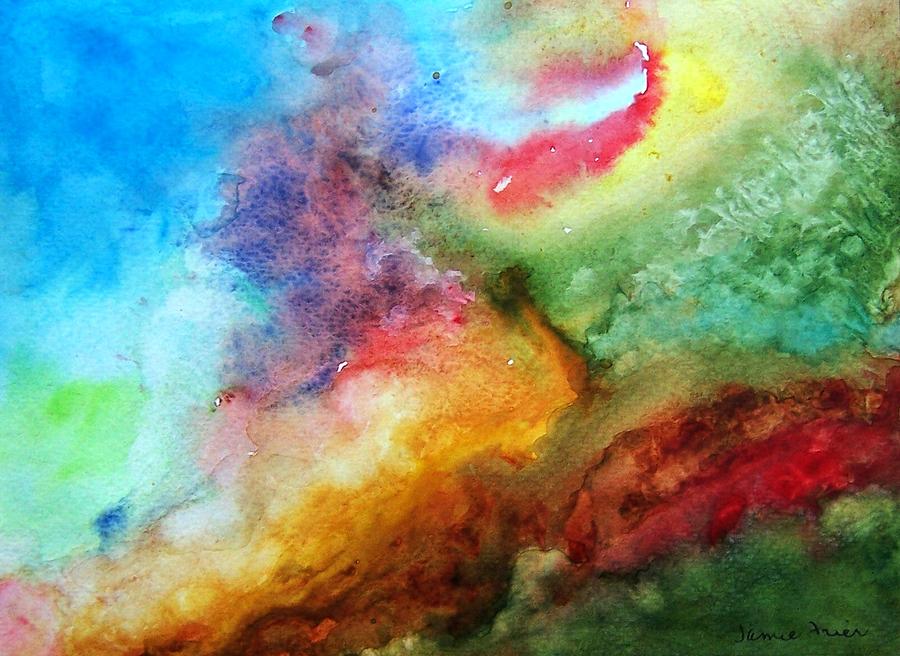 900x656 Watercolor Collage Painting By Jamie Frier