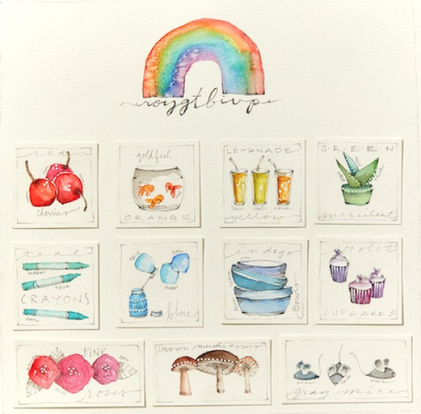 600x590 The Art Of Creative Watercolor Color Schemes Streaming Video