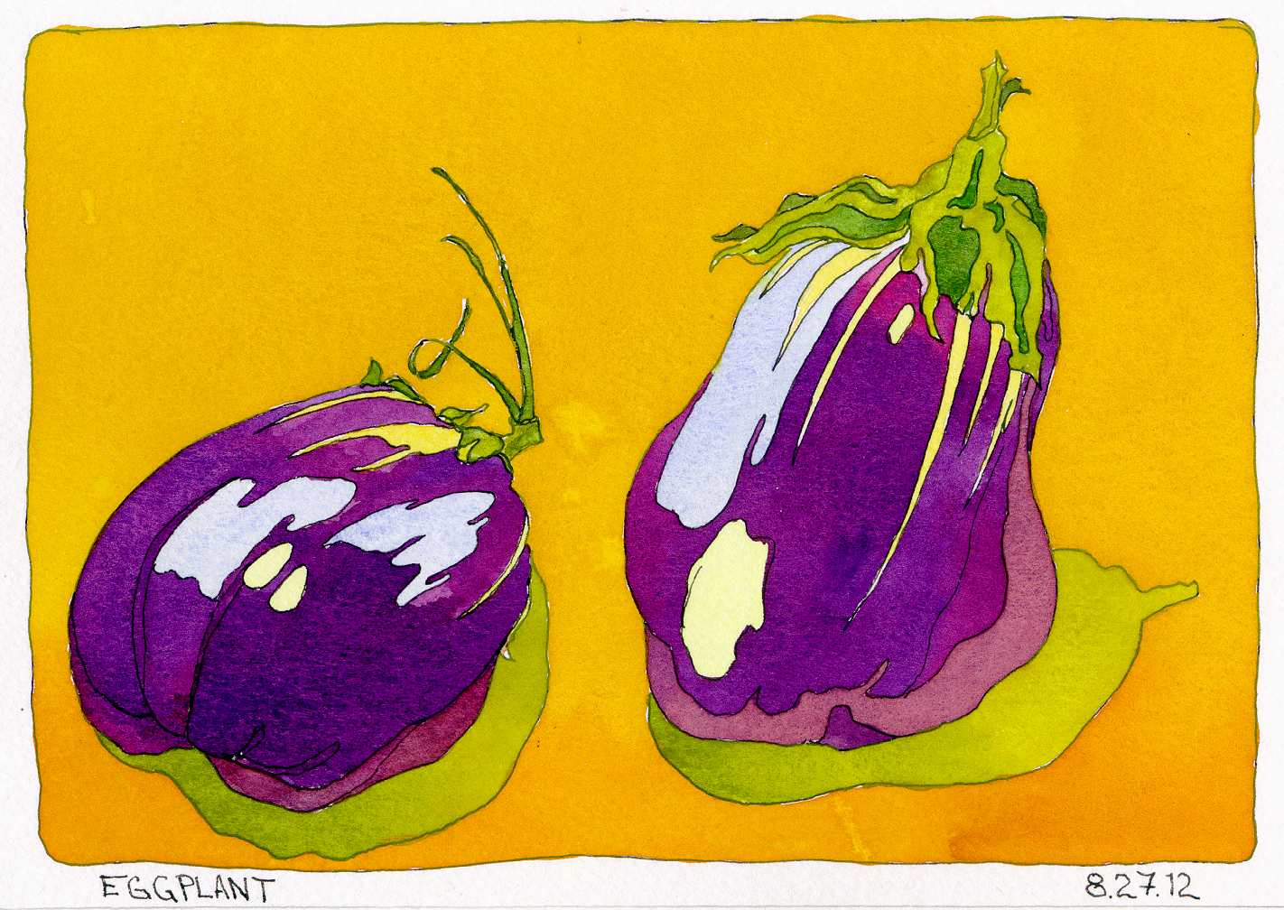 1422x1008 Eggplants Creative Color