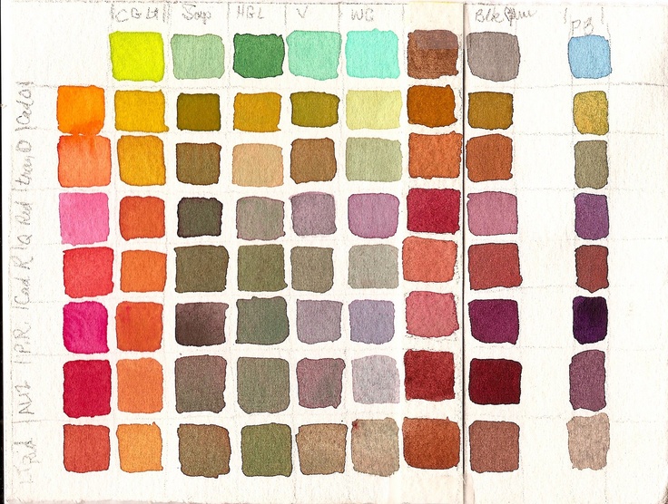 736x556 Color Palettes For Painting