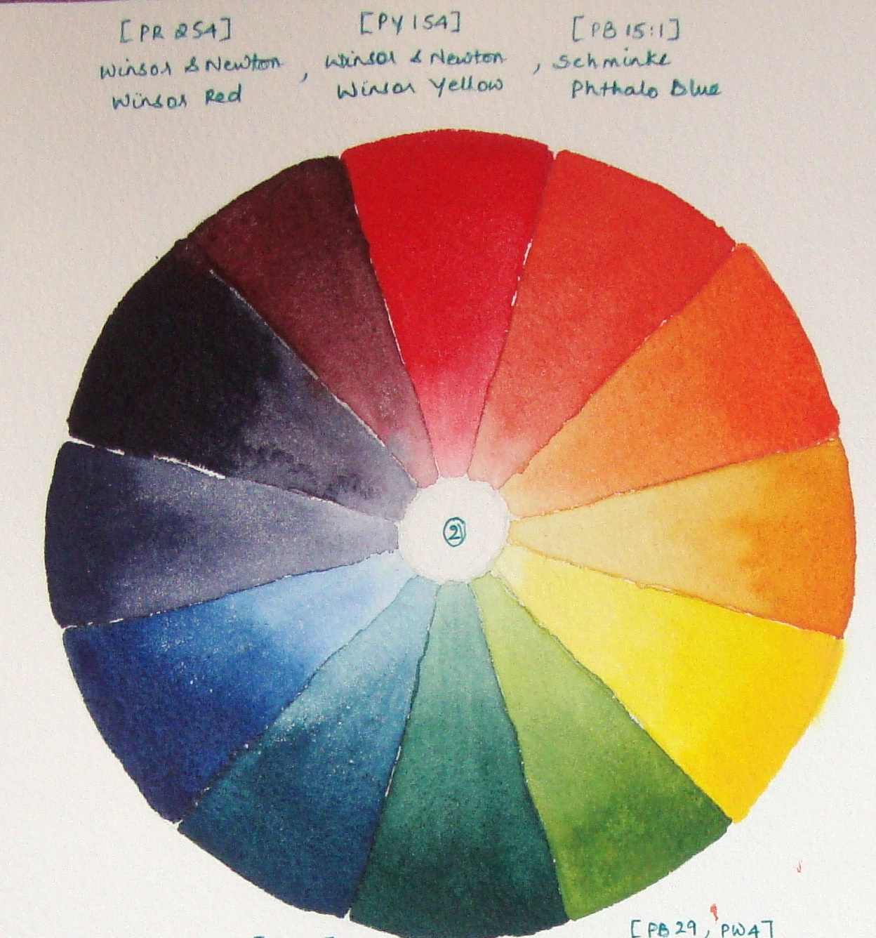 1248x1336 Color Wheelscolor Mixingvalues Watercolor Journal