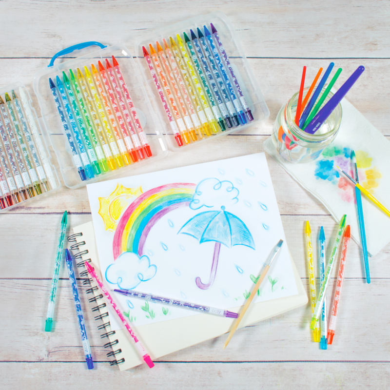 800x800 Rainbow Doodlers Watercolor Pencils