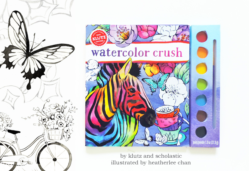 822x565 Watercolor Crush A Watercolor Coloring Book By Klutz