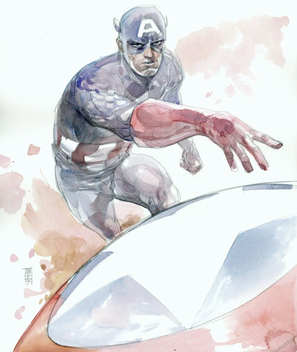 600x710 Watercolor Comic Book Paintings By Alex Maleev Art And Design