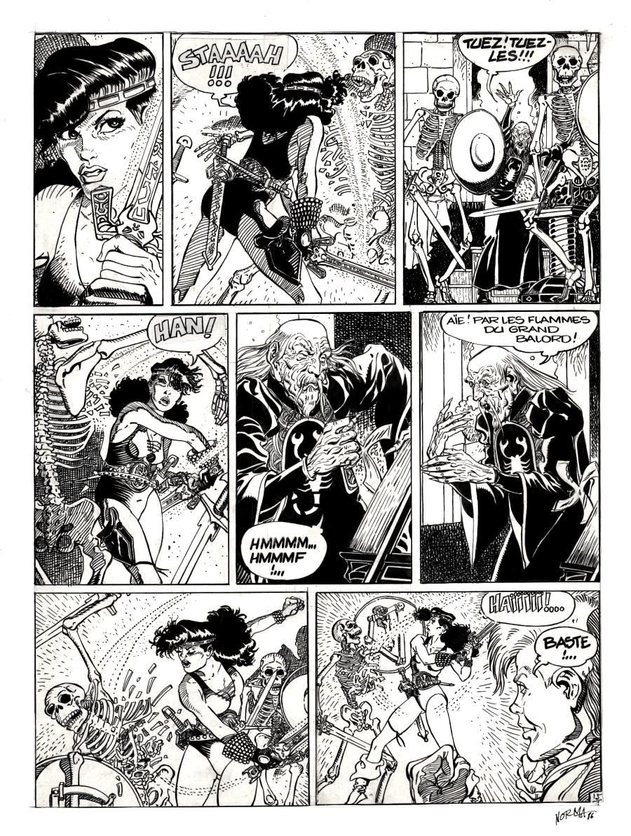 900x1193 Comic Books Original Art From Norma