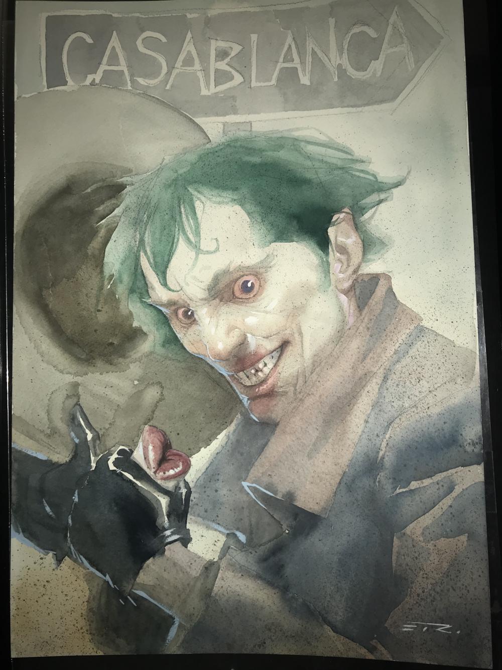 1000x1334 Fs The Joker By Esad Ribic Watercolor Painting