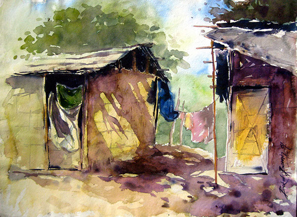 600x438 Watercolor Compositions On Behance