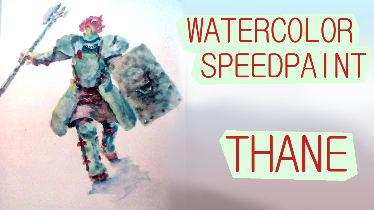 1280x720 Watercolor Speedpaint Amp Pencils Thane Game Concept Art