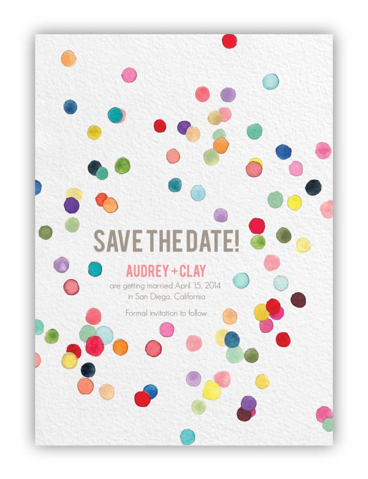 750x976 Love The Watercolor Confetti! Brand Inspiration