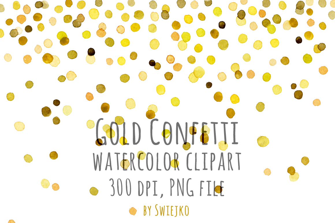 1160x772 Watercolor Clipart, Digital Confetti, Frame, New Year, Christmas