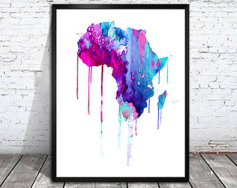 340x270 Watercolor Europe Map Europe Map Watercolor Painting