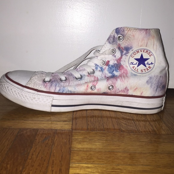 580x580 Converse Shoes Custom Watercolor High Tops Poshmark