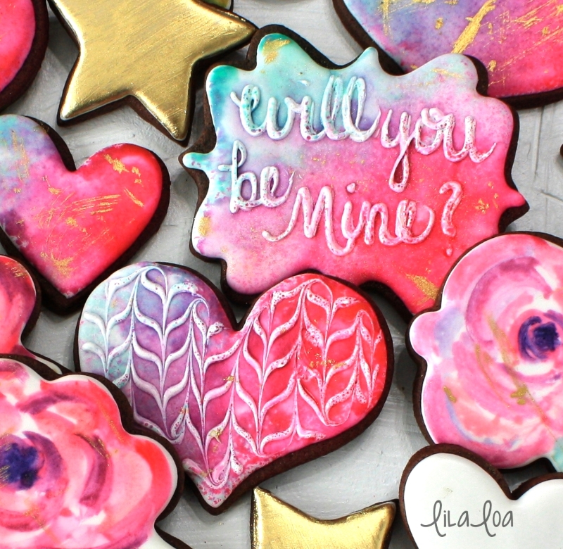 800x780 How To Make Wet On Wet Watercolor Cookie Designs