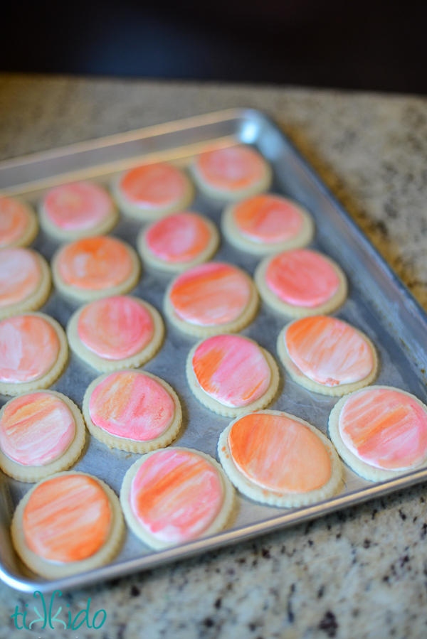 600x899 How To Make Watercolor Sugar Cookies