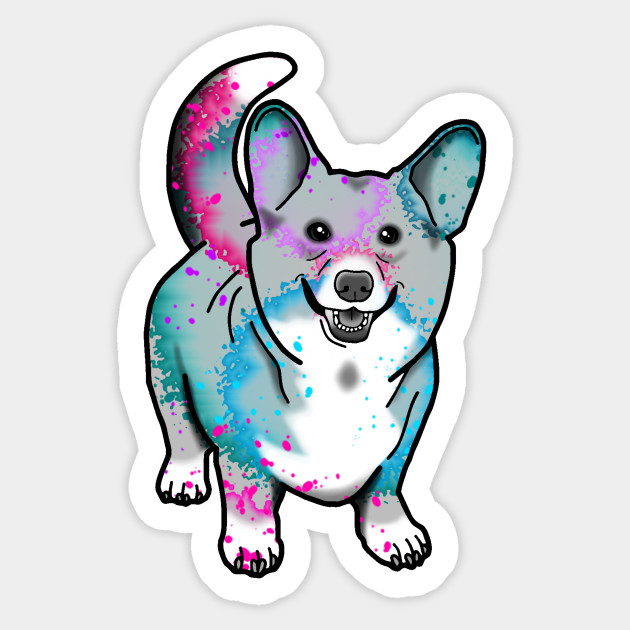 630x630 Corgi In Watercolor Splash