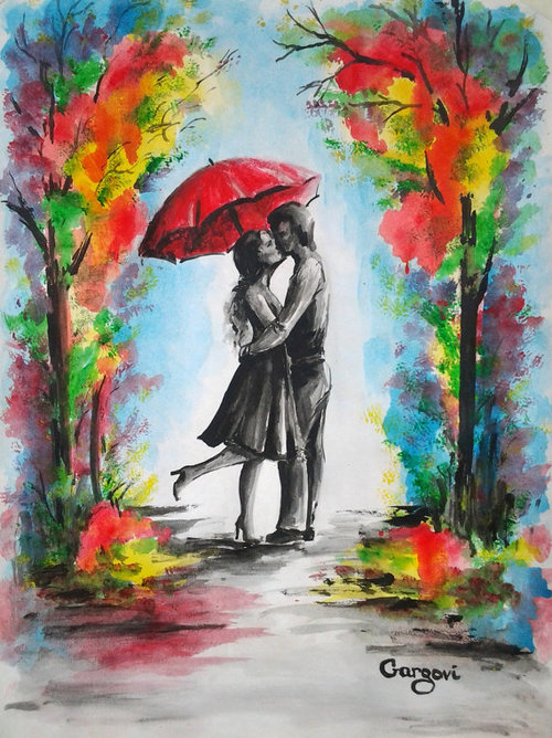 Watercolor Couple