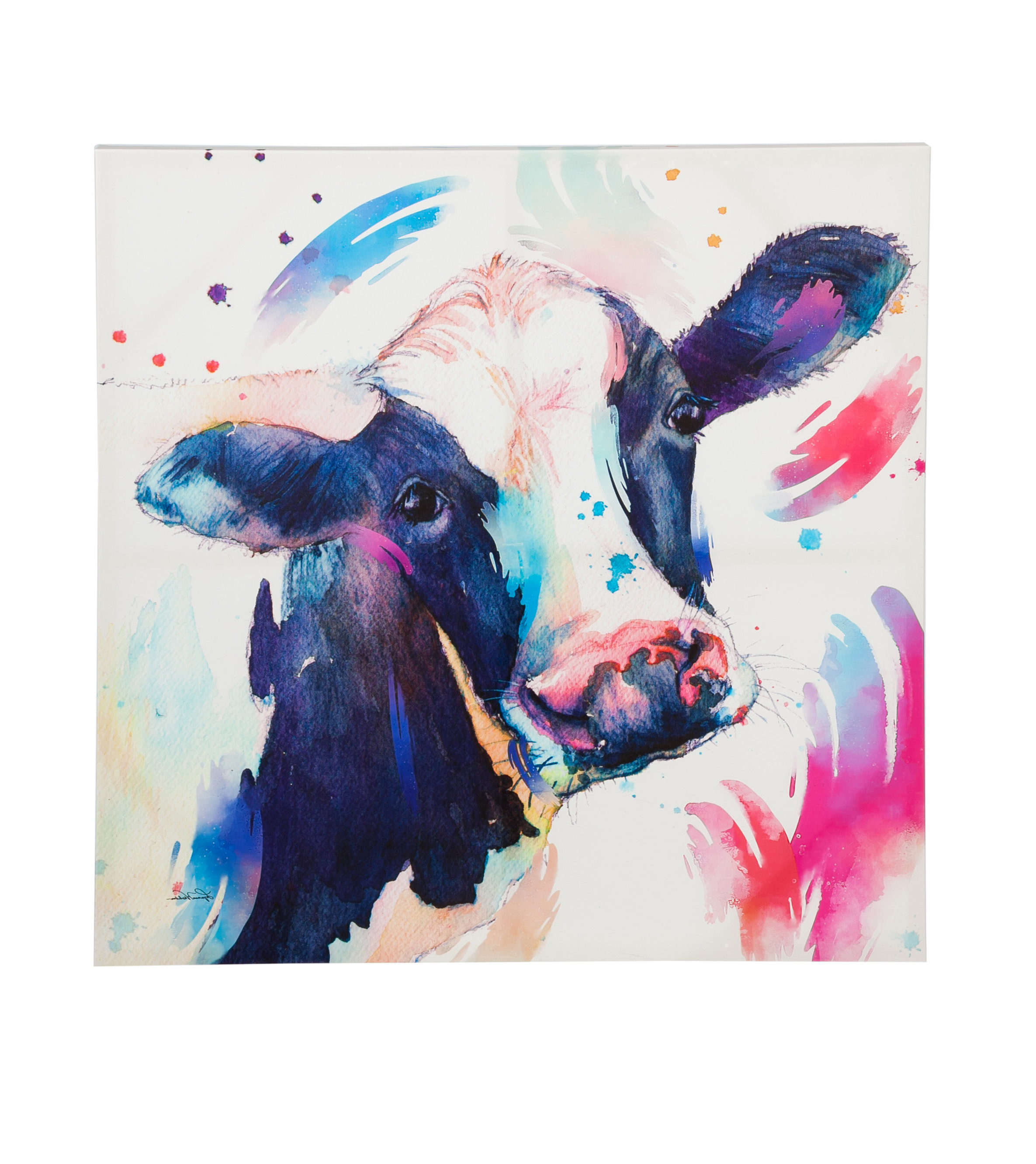 2371x2664 Painting With Watercolors On Canvas Mercury Row Watercolor Cow