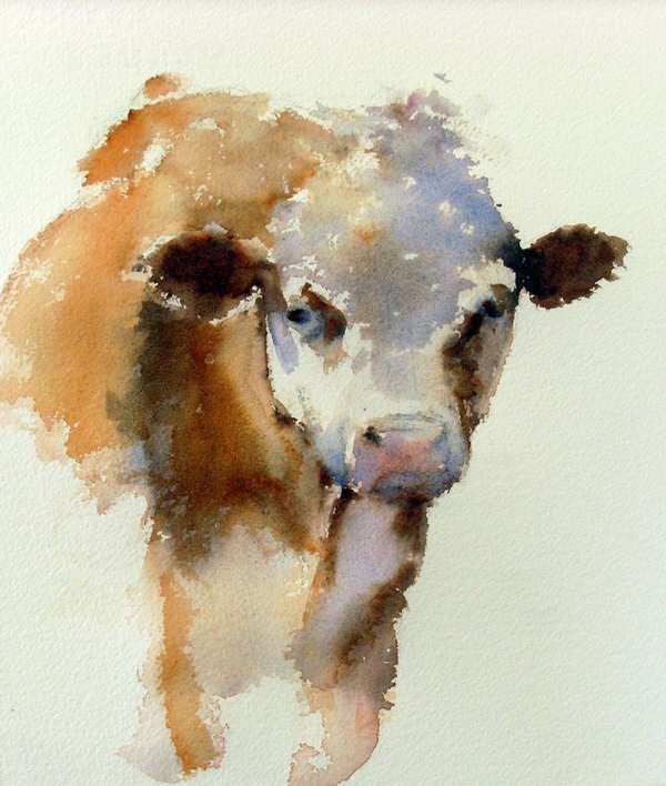 600x708 Watercolor Paintings People And Animals Gallery